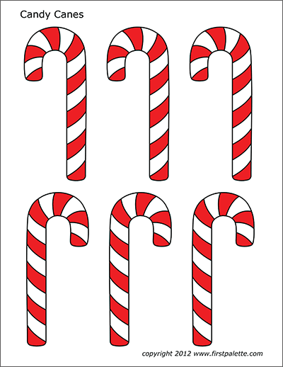 Candy Cane Free Printable FREE PRINTABLE TEMPLATES