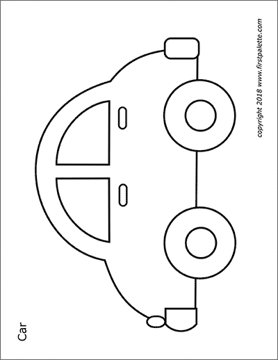 Cars And Vehicles Free Printable Templates Coloring Pages Firstpalette Com