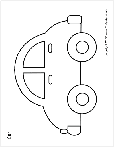 Car Template Printable Free