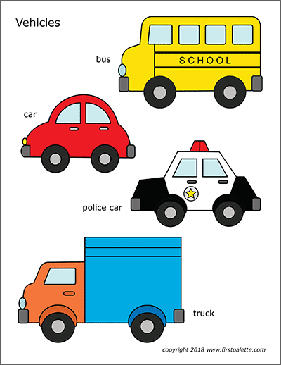 cars and vehicles  free printable templates  coloring