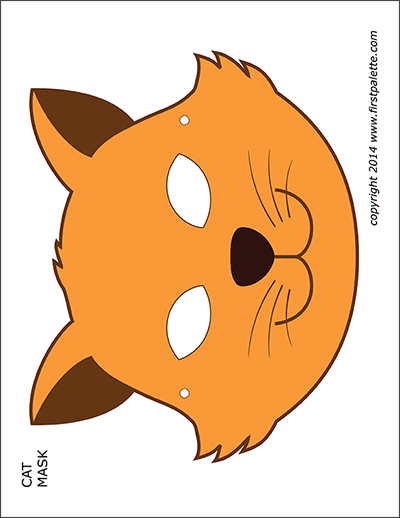 Tiger Mask Printable Template