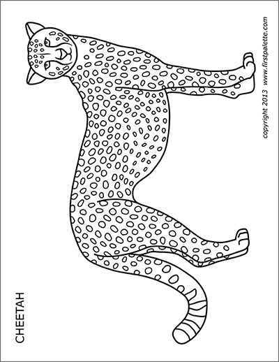 Printable Cheetah
