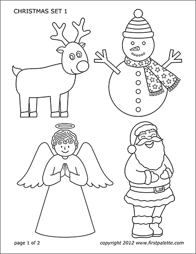 Christmas Tree Ornaments | Free Printable Templates & Coloring ...