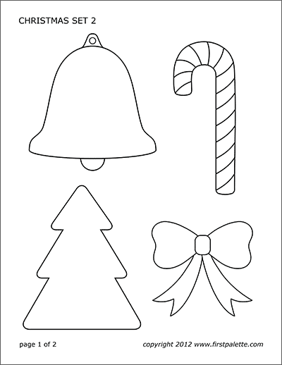 Printable Bells Ornaments
