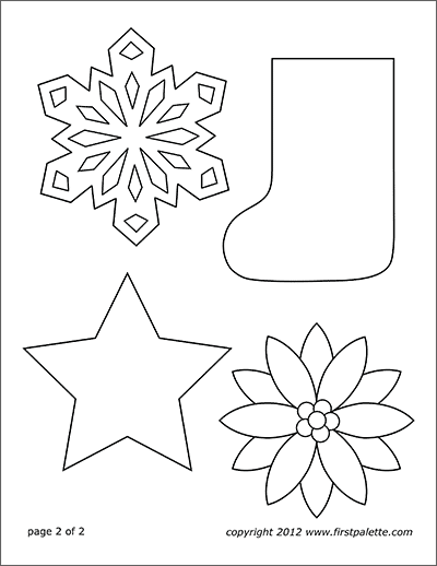 Printable Christmas Sets