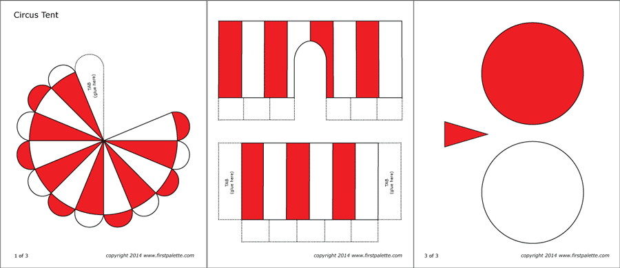 15 Easy Free Tent Papercraft Template Merolrepudio