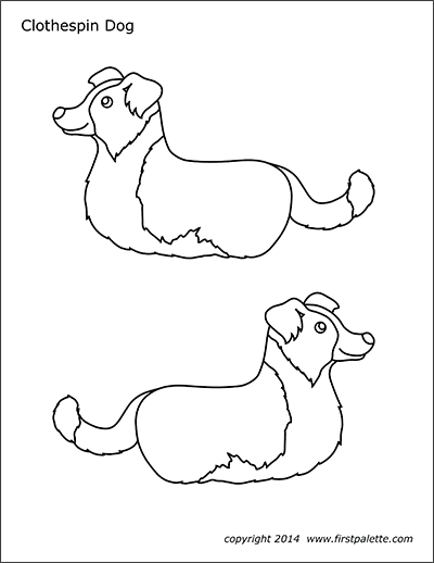 farm dog coloring pages