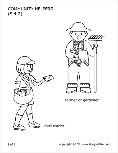 Printable Community Helpers