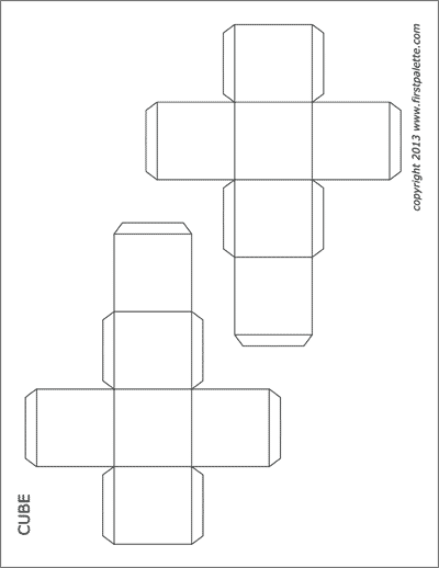 Printable Small Cube Template