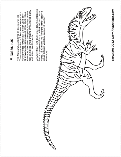 jurassic dinosaurs free printable templates coloring pages firstpalette com