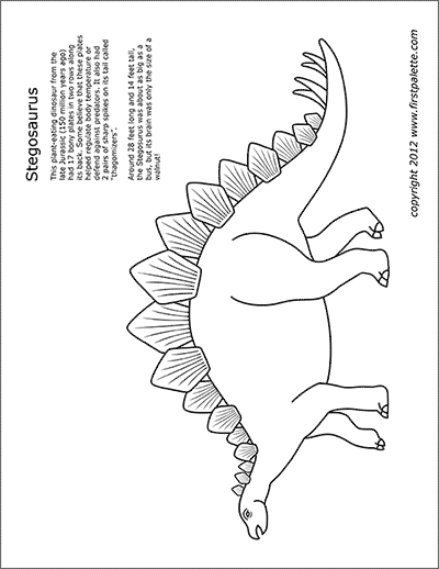 Printable Jurassic Dinosaurs