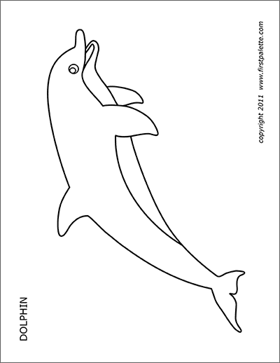 Printable Dolphin