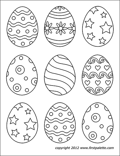 Easter Egg Templates