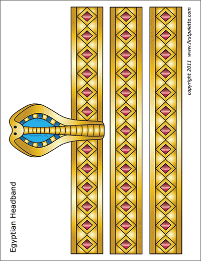 Printable Egyptian Headband