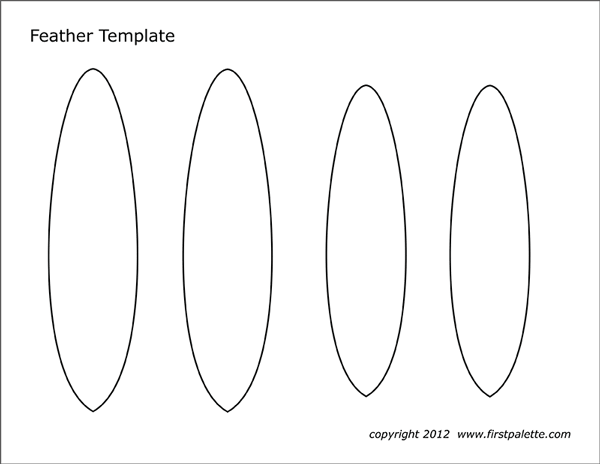 Feather Pattern | Free Printable Templates & Coloring Pages | FirstPalette.com