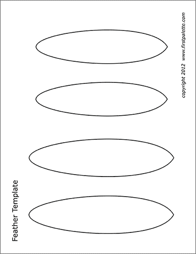 Printable Feather Pattern