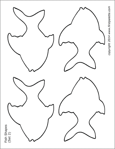 Printable Fish Shapes