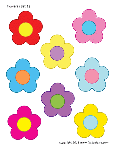 Flower Cut Out Template