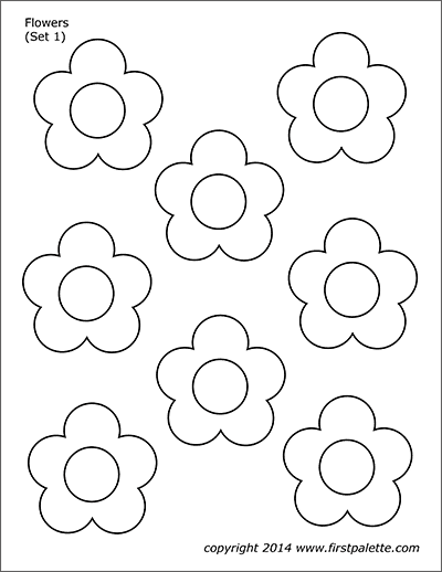 Flowers Free Printable Templates