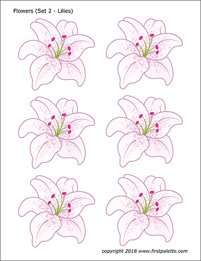 Flowers Free Printable Templates