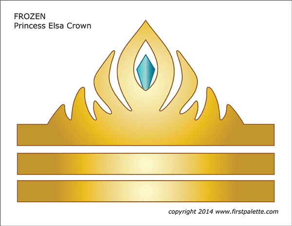 Princess Crown Template Printable from www.firstpalette.com