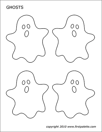 Free Halloween Ghost Printables