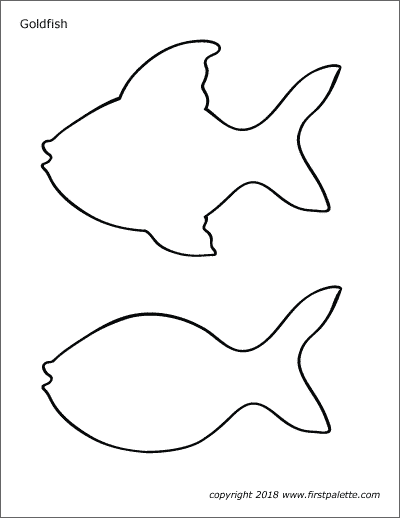 Printable Goldfish