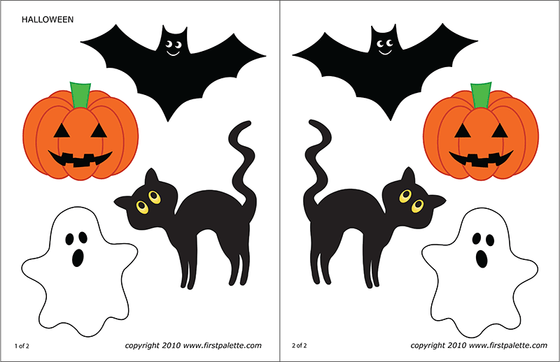 Halloween Characters | Free Printable Templates & Coloring Pages ...