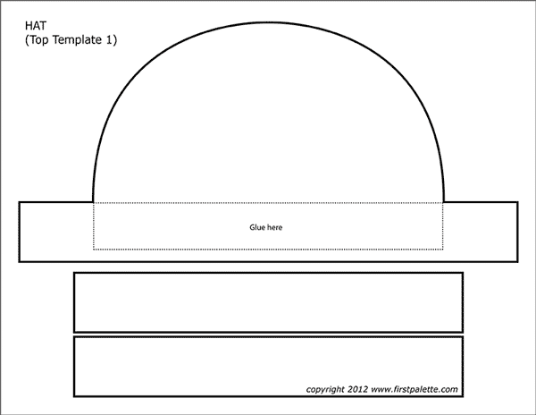 Paper Hat Templates Free Printable Templates Coloring Pages Firstpalette Com