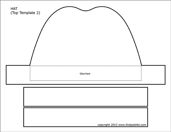 Paper Hat Templates Free Printable Templates Coloring Pages 