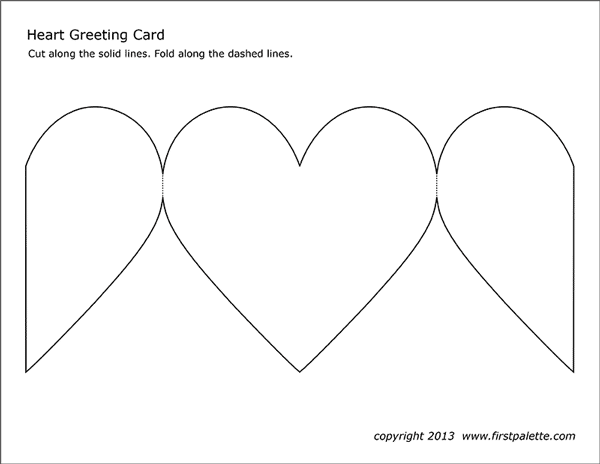 Free Printable Shaped Card Templates