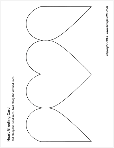 heart greeting card free printable templates coloring pages firstpalette com