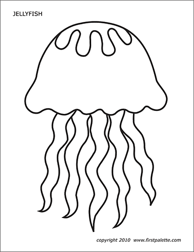 Printable Picture Of A Preschool Jelly Fish