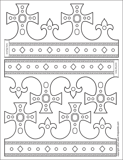 King And Queen S Crown Templates Free Printable Templates Coloring Pages Firstpalette Com