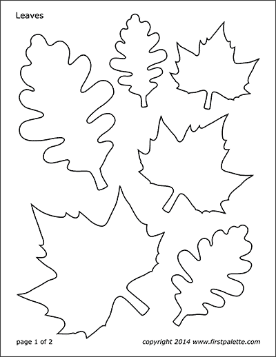 Printable Leaves