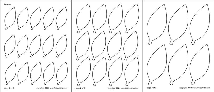 Printable Flower Stem Template from www.firstpalette.com