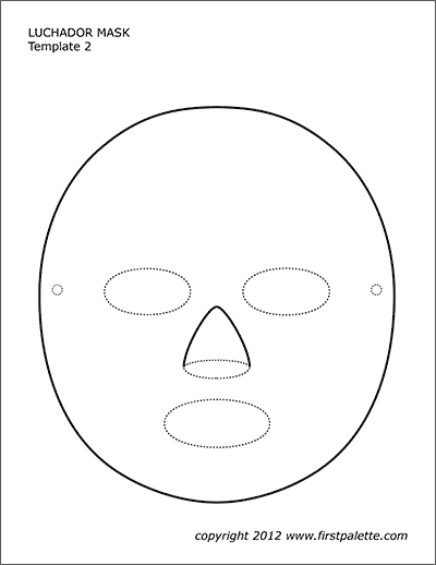 Printable Luchador Mask 2