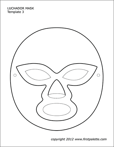 Printable Luchador Mask 3