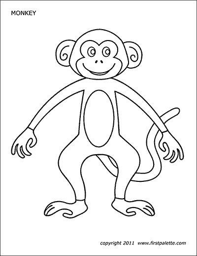 Featured image of post Monkey Colouring Pictures To Print Top 25 free printable monkey coloring pages for kids