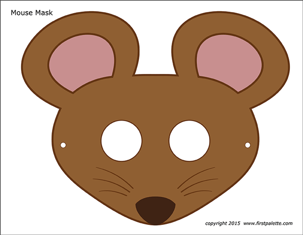 Mouse Masks Free Printable Templates Coloring Pages FirstPalette