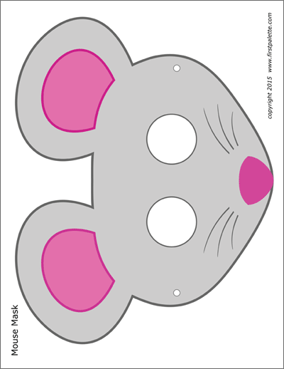 Printable Mouse Masks