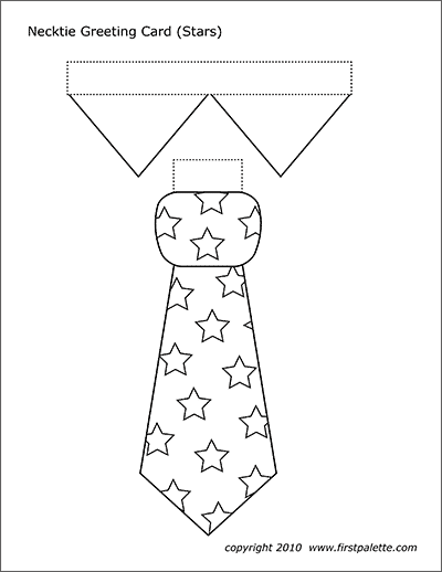 necktie greeting card templates free printable templates coloring pages firstpalette com