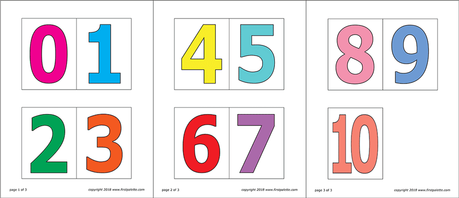 Printable Numbers 1 10 Flashcards That Are Dashing Butler Website