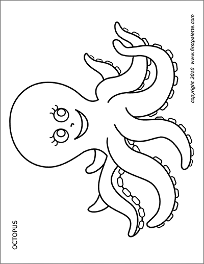 Printable Octopus