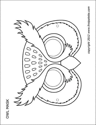 Printable Owl Mask