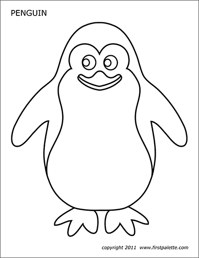 Free Printable Penguin Template