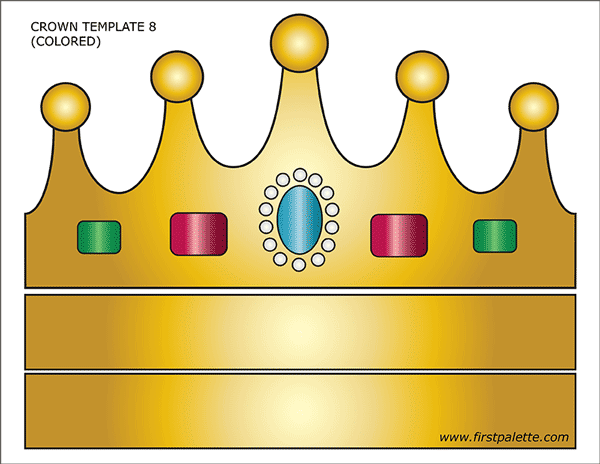 Printable crown template 8