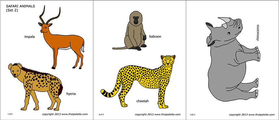 safari-or-african-savanna-animals-free-printable-templates-coloring