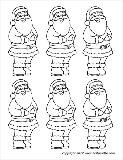 santa printables