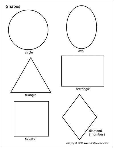 Printable Basic Shapes